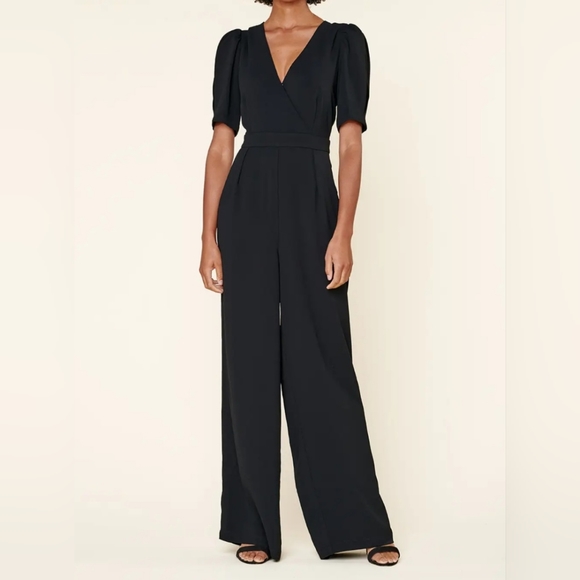 #60 🛑S, M  FABULOUS, CHIC, SEXY Tailored Surplice Jumpsuit - Picture 1 of 6